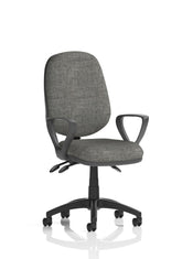 Eclipse Plus III Chair Charcoal Loop Arms KC0040 DD